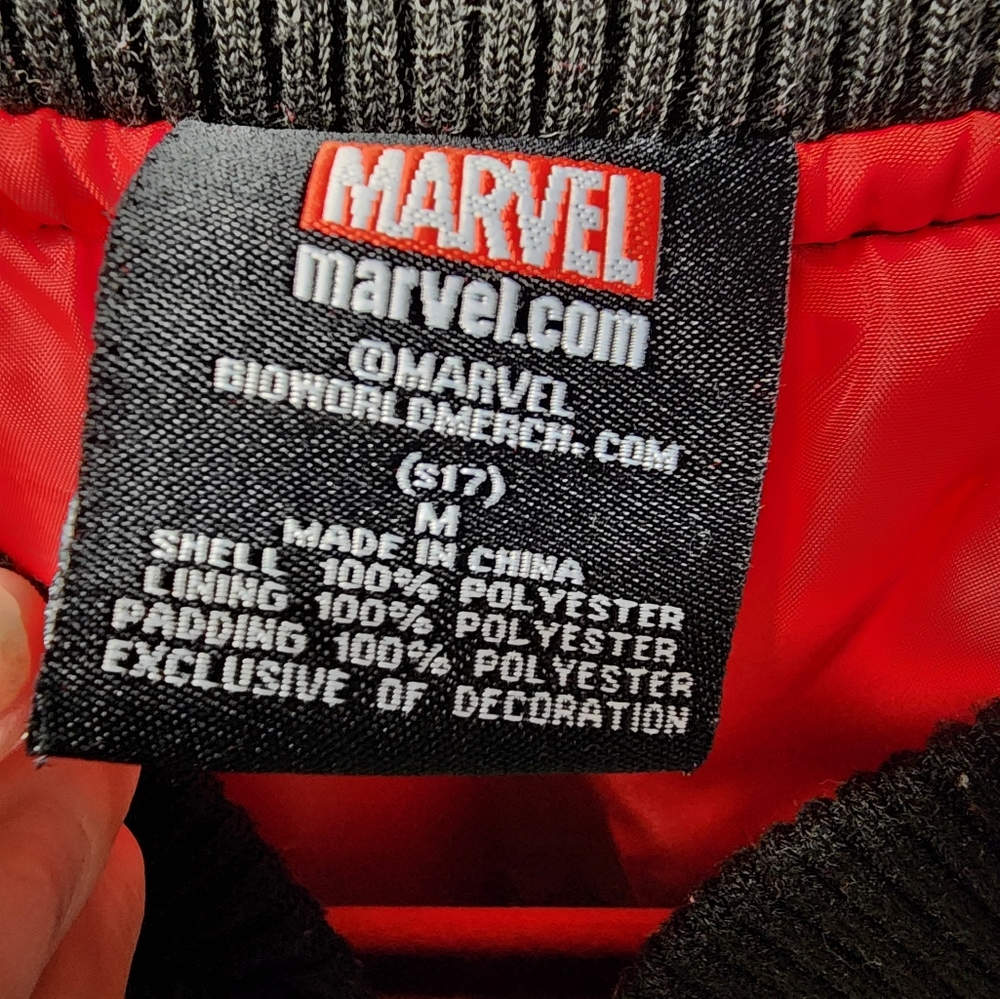 Marvel Deadpool Lined Mens Jacket, Medium - image 3